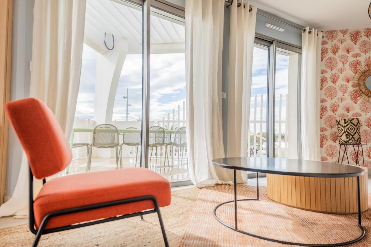 Le Majestic Residence Le Mind Vue Mer Exceptionnelle Grande Terrasse Privee Piscine Partagee Sur Le Toit Hyper Centre La Grande-Motte Eksteriør billede