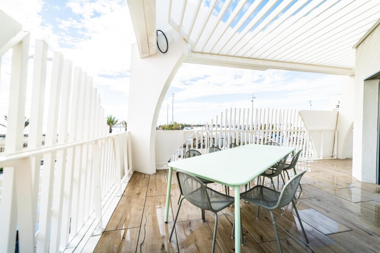 Le Majestic Residence Le Mind Vue Mer Exceptionnelle Grande Terrasse Privee Piscine Partagee Sur Le Toit Hyper Centre La Grande-Motte Eksteriør billede